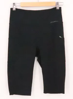 Eddie Bauer High Rise Biker Shorts Womens Size S‎ Black Active Hiking Athleisure thumbnail 1