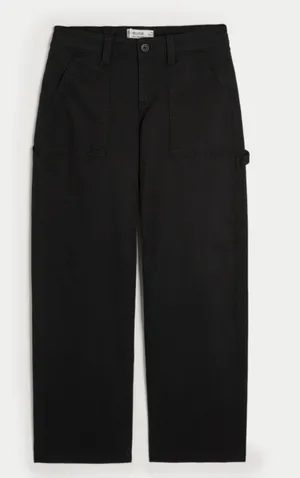 Hollister Low-Rise Taper Baggy Cargo Pants thumbnail 1