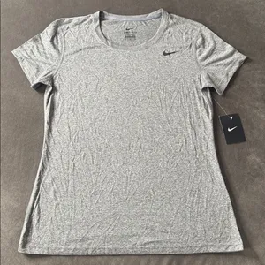 Nike Women’s Gray Dri-Fit Training T-Shirt Short Sleeve 453181-091 Size M NWT thumbnail 7