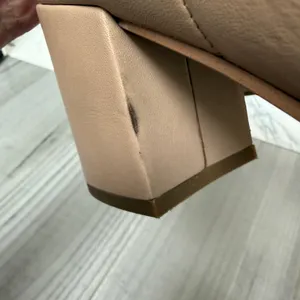 Franco Sarto Tenton Taupe Neutral Bootie Block Square Toe Boot 9 thumbnail 7