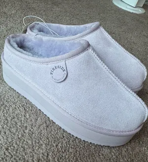 Fireside by Dearfoams Shearling Platform Slippers 8 thumbnail 1