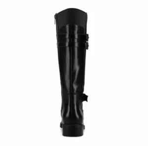 Journee Collection Sonny Knee High Wide Calf Boots in Black, Size 10 WC thumbnail 6