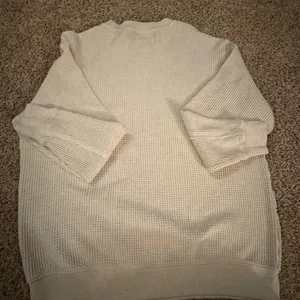 Aerie Women's Cream Crewneck Top thumbnail 2
