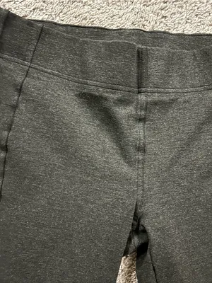 LOFT grey heathered leggings in size L thumbnail 2