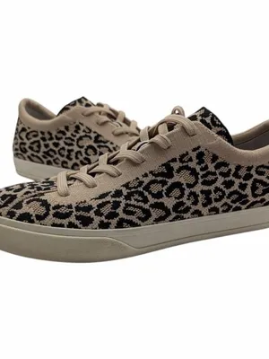 Rothy's The Lace Up Leopard Print Sneakers Women’s Size 7.5 thumbnail 3