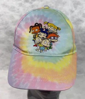 Nickelodeon Rugrats Tie-Dye Pastel Cartoon Baseball Cap One‎ Size thumbnail 1