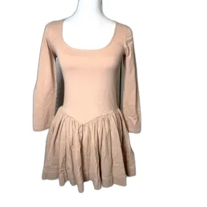 Free People Free-est Onda Drop-Waist Mini Dress Size Small NWT $68 retail Ballet thumbnail 4