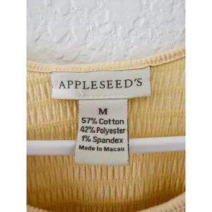 Appleseed’s Textured Sleeveless Tank Top Yellow Size M thumbnail 3