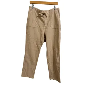 J.crew tie waist camp‎ pant dark beechwood size Large #BA291 thumbnail 2