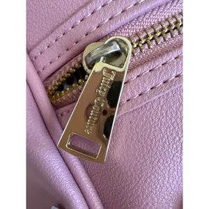 Juicy Couture Pink‎ Mini Backpack Gold Logo Zip Closure Adjustable Straps thumbnail 6