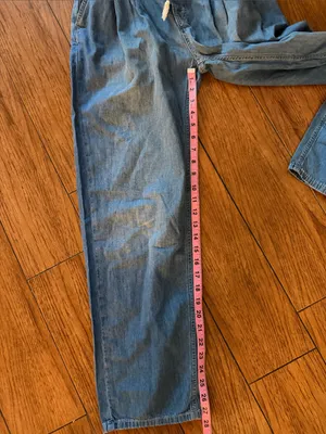 Free People Drawstring Waist Jeans- size XS thumbnail 4