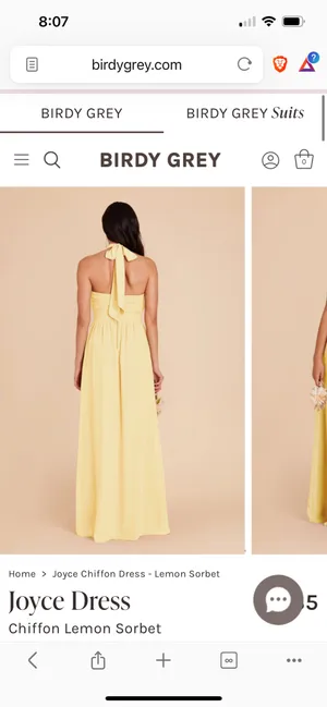 Birdy Grey Grey Bridesmaid Dress thumbnail 2