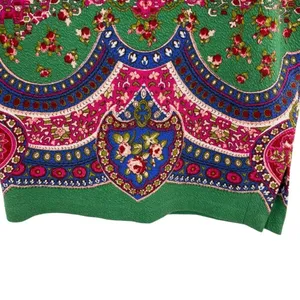 Anthropologie Maeve‎ Sheffield Pencil Skirt Textured Floral Print Size US 2 thumbnail 5