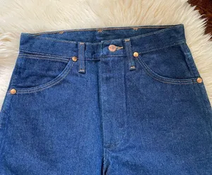 Deadstock vtg Wrangler denim 90s vintage jeans long inseam classic fit loose fit thumbnail 9