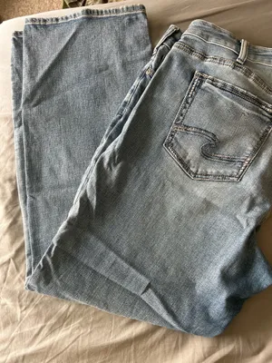 Women’s Plus Size Silver Jeans thumbnail 1