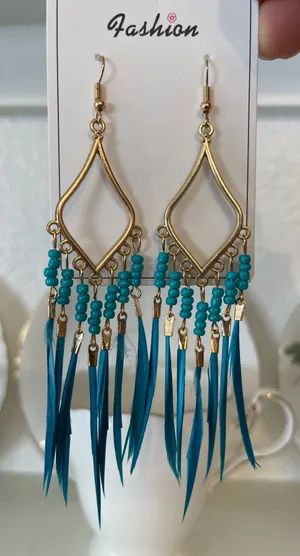Bohemian Earrings Handmade thumbnail 1
