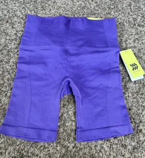 all in motion Vibrant Purple High-Waist Bike Shorts thumbnail 1
