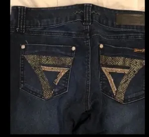 7 For All Mankind Dark Blue Skinny 28 thumbnail 4