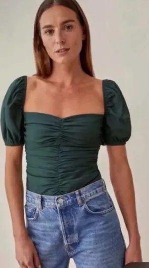 Reformation Womenms Dark Green Radish Top thumbnail 1