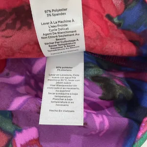Talbots Vibrant Floral Blouse in Red and Purple thumbnail 10