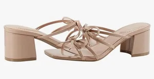 NW Bandolino Blush Strappy Bow Block Heel Sandals thumbnail 1