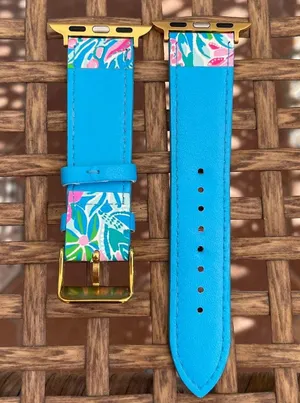 Lilly Pulitzer Golden Hour Apple Watch Band thumbnail 3