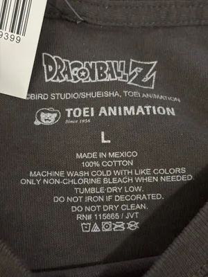 Toei Animation Dragon Ball Z Vegeta Large Graphic T-Shirt thumbnail 4