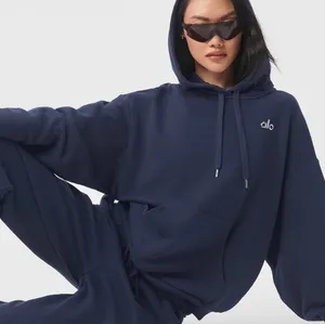 Alo Yoga Accolade Hoodie Navy L thumbnail 1