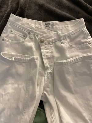 Princess Polly Asymmetrical Jeans thumbnail 3