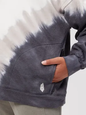 {L} Free People Movement Large Ombre Tie-Dye Metti Crew thumbnail 2