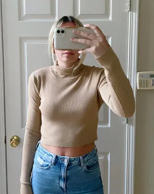 Forever 21 Crop Turtleneck thumbnail 1