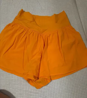 OFFLINE by Aerie cross over shorts (orange) thumbnail 1