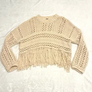 Free People Fringe Sweater Knit thumbnail 3