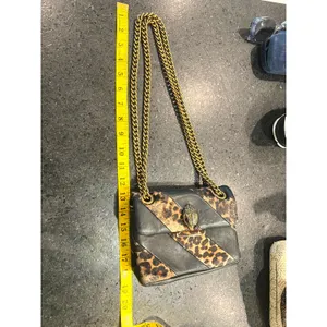Kurt Geiger Soho small crossbody purse shoulder bag leopard print calf hair thumbnail 14