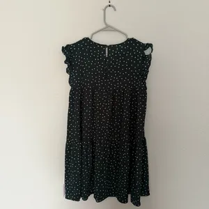 ASOS Design Hunter Green Cream Polka Dot Mini Dress Size 8 NWT thumbnail 7