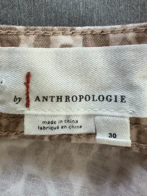 Anthropologie The Wanderer Leopard Print Cargo Pants Size 30 Belted Utility thumbnail 5