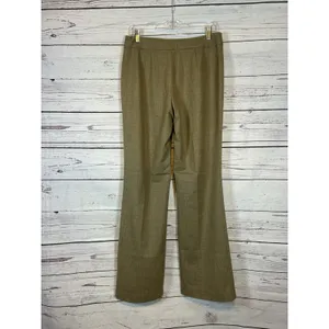 Banana Republic Harrison Pants Size 8 – Gray Brown Wool Blend – Made in Italy thumbnail 3