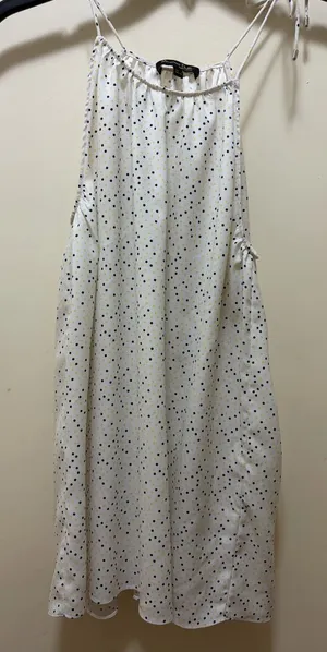 Massimo Dutti White Cami with Navy and Yellow Polka Dots thumbnail 1