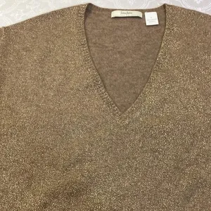 Neiman Marcus cashmere collection women blouse L thumbnail 12