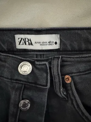 Zara dark grey jeans thumbnail 2