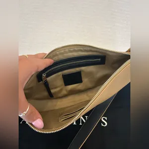 ALLSAINTS Half Moon Leather Crossbody Bag thumbnail 7