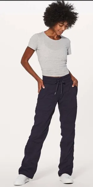 Lululemon Dance Studio Pant‎ III Regular Lined 32 Midnight Navy 12 thumbnail 1