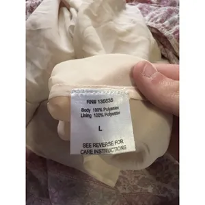 Love The Label‎ Women Size Large Dress Tiered Ruffles Lined Tied Pink Peasant thumbnail 9