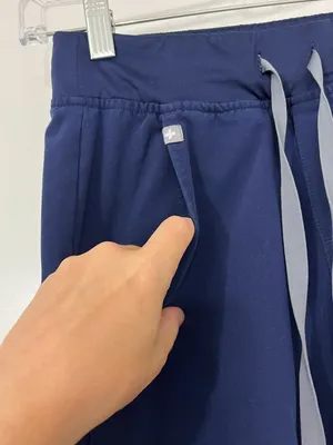 FIGS XXS Navy Blue Jogger Drawstring Scrubs Pants with Pockets thumbnail 2