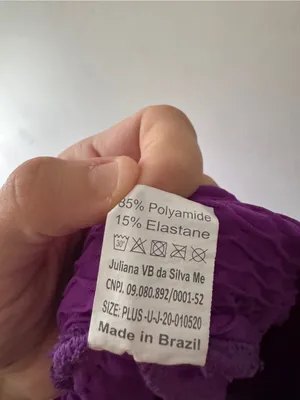 Booty by Brabants Purple‎ Curvy Plus Croco Leggings thumbnail 5