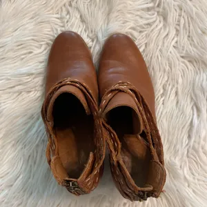 FRYE Bootie’s size 9 color tan/ brown see all photos of the boots thumbnail 12