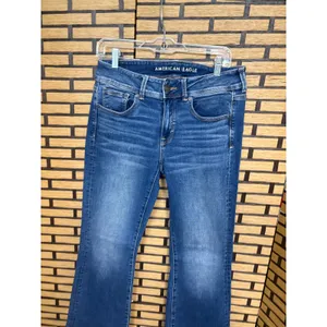 American Eagle Kick Boot Jeans‎ Size 8 Blue thumbnail 3