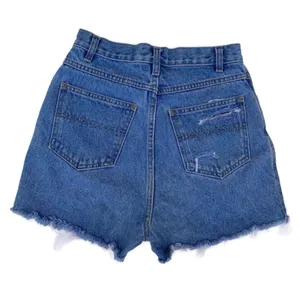 Vintage Honors Distressed Blue Denim Shorts thumbnail 2
