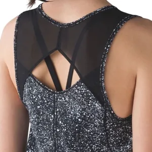 Lululemon Sculpt Tank Splatter White Black Size 6 Tank thumbnail 13