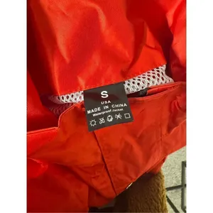 Red rain jacket size small thumbnail 4